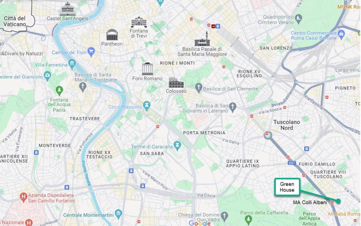 Green House Exclusive Suite Near Metro A Рим Экстерьер фото